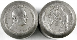 Medaillen
Drittes Reich
Prägestempelpaar (Patrizen) zur Medaille 1942 Feldmarschall Fedor von Bock/die Einkesselung in Charkow. Prägedurchmesser 36 ...