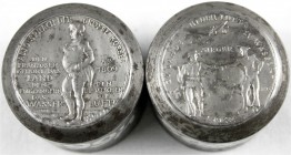Medaillen
Drittes Reich
Prägestempelpaar (Patrizen) zur Medaille 1942, von Karl Goetz. Napoleon - der große Korse. Prägedurchmesser 36 mm. Stempel E...