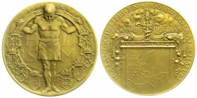Medaillen
Eisenbahn
Niederlande: Grosse Bronzemedaille 1914 von Wienecke, 75 Jahre holländ. Eisenbahn. 75 mm.
vorzüglich