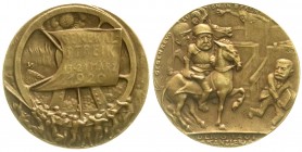Medaillen
Münchner Medailleure
Karl Goetz
Bronzegussmedaille 1920. Kapp-Putsch/Generalstreik. 59 mm.
vorzüglich