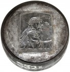 Medaillen
Münchner Medailleure
Karl Goetz
Prägestempel (Matrize, Avers) zur Plakette 1922 auf Anton Lang, Christusdarsteller der Passionsspiele Obe...