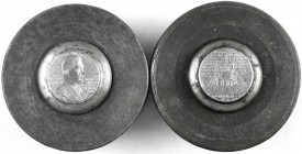 Medaillen
Münchner Medailleure
Karl Goetz
Prägestempelpaar (Matrizen) zur Medaille o.J.(1939) auf 20 Jahre Scapa Flow/Admiral Reuter. Prägedurchmes...