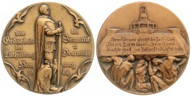Medaillen
Personenmedaillen
Bismarck, Otto von *1815, +1898
Bronzemedaille 1906 von Ernst Barlach, zum Gedächtnis der Enthüllung des Bismarck-Denkm...