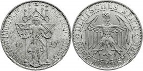 Weimarer Republik
Gedenkmünzen
5 Reichsmark Meissen
1929 E. vorzüglich/Stempelglanz