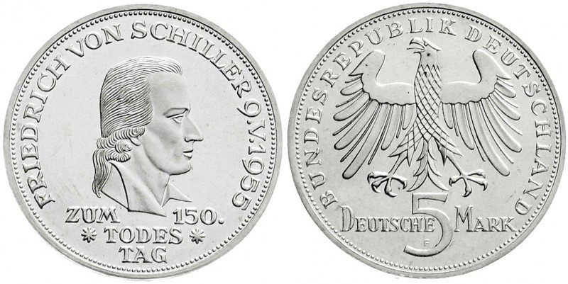 Münzen der Bundesrepublik Deutschland
Gedenkmünzen
5 Deutsche Mark, Silber, 19...