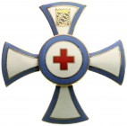 Orden und Ehrenzeichen
Deutschland
BRD, seit 1948
Ehrenzeichen für besondere Verdienste um das Bayerische Rote Kreuz. Im Etui.
vorzüglich