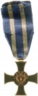 Orden und Ehrenzeichen
Italien
Königreich, 1861-1946
Erinnerungskreuz der 11. Armee, verliehen ab 1943. Am Band.
vorzüglich