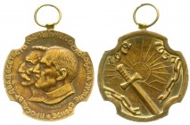 Orden und Ehrenzeichen
Jugoslawien
Königreich
Tragbare Bronzemedaille 1937 von Kovnitza. 25 Jahre Befreiung Südserbiens. 32 mm.
sehr schön/vorzügl...