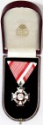 Orden und Ehrenzeichen
Österreich
Kaiserreich, bis 1918
Militärverdienstkreuz III. Klasse, verliehen ab 1914. Am Dreiecksband im Originaletui von R...