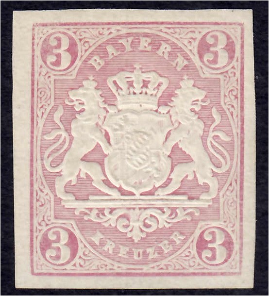 Briefmarken
Deutschland
Altdeutschland
3 Kreuzer Freimarke 1867, ungebrauchte...