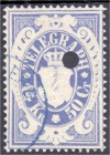 Briefmarken
Deutschland
Altdeutschland
14 Kr. / 50 C Telegrafenmarke 1870, sauber gestempelt und mit üblicher Lochung, bestens geprüft Pfenninger. ...