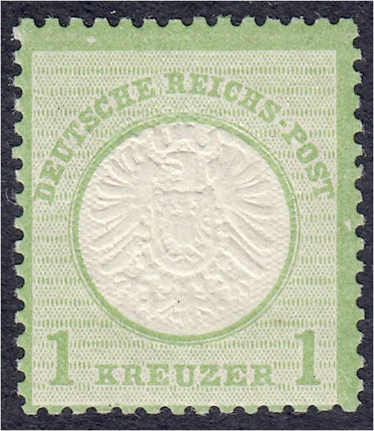 Briefmarken
Deutschland
Deutsches Reich
1 Kr. großer Brustschild 1872, postfr...