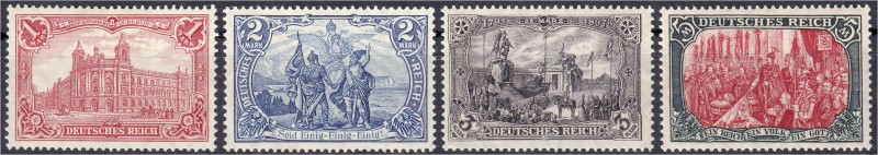 Briefmarken
Deutschland
Deutsches Reich
1 M - 5 M Freimarken 1905, kompletter...