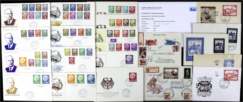 Briefmarken
Briefe
Lots und Sammlungen Deutschland
Saarland 1949-1959: Schöne...