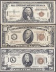 Banknoten
Ausland
Hawaii
3 Ausgaben Vereinigten Staaten: 1 Dollar 1935, 10 und 20 Dollars 1934 (1942). III-IV, III-IV, III, selten