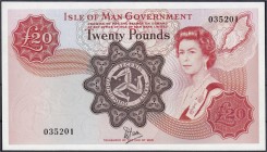 Banknoten
Ausland
Insel Man
20 Pounds o.D. (1979) I, sehr selten