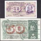 Banknoten
Ausland
Schweiz
93 Banknoten ab 1935 bis 1986. 3 X 100 Franken, 8 X 50 Franken, 16 X 20 Franken, 20 X 10 Franken und 46 X 5 Franken 1939 ...