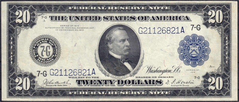 Banknoten
Ausland
Vereinigte Staaten von Amerika
20 Dollars mit blauem Siegel...