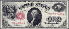 Banknoten
Ausland
Vereinigte Staaten von Amerika
1 Dollars 1917. George Washington.
III, selten