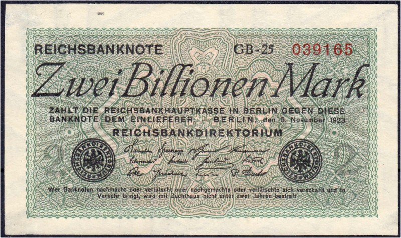 Banknoten
Die deutschen Banknoten ab 1871 nach Rosenberg
Deutsches Reich, 1871...