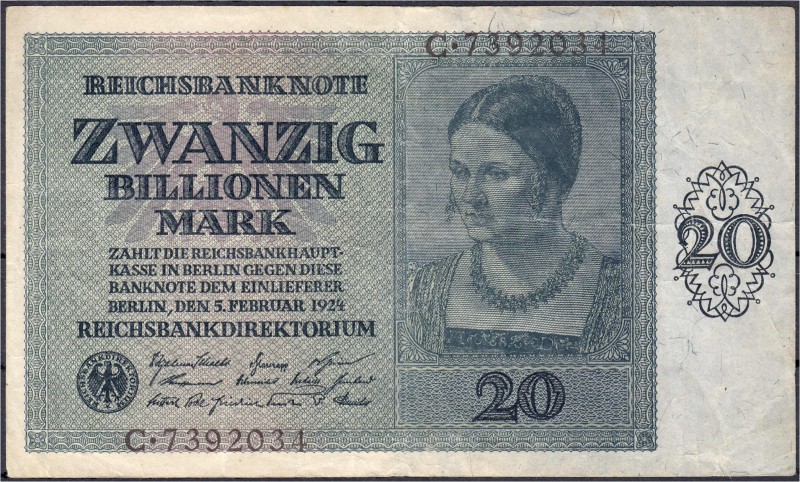 Banknoten
Die deutschen Banknoten ab 1871 nach Rosenberg
Deutsches Reich, 1871...