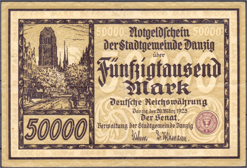 Banknoten
Die deutschen Banknoten ab 1871 nach Rosenberg
Deutsches Reich, 1871...