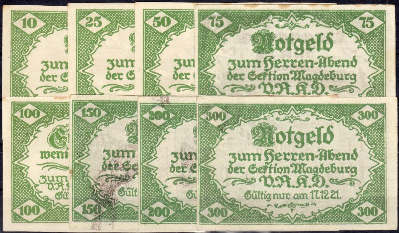 Banknoten
Deutsches Notgeld und KGL
Magdeburg (Sachsen)
Herrenabend der Sekti...