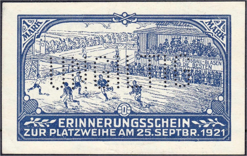 Banknoten
Deutsches Notgeld und KGL
Waltershausen (Thüringen)
F.C. Meteor e.V...