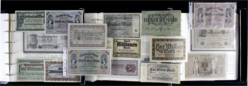 Banknoten
Lots
Deutschland
Großer Posten Banknoten in 3 Alben aus Aboprogramm...