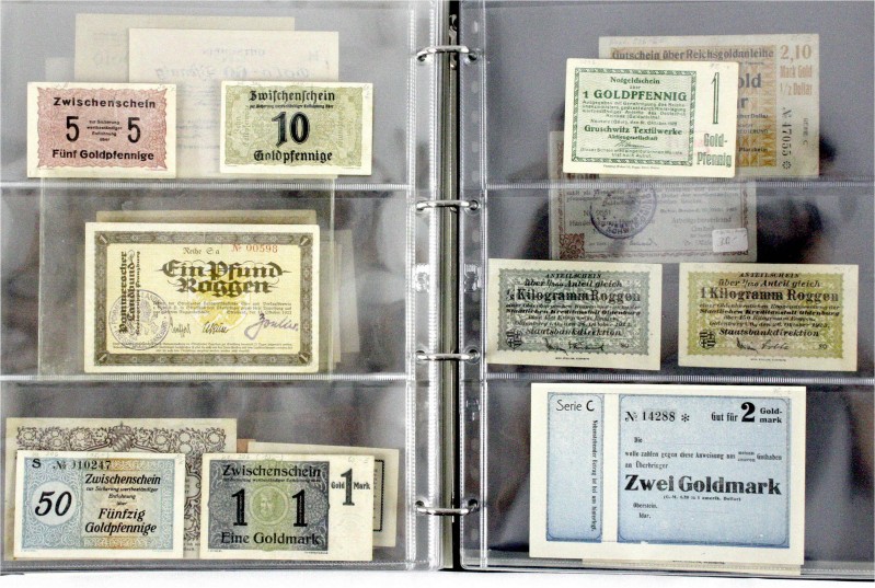 Banknoten
Lots
Deutschland
Wertbeständiges Notgeld: Sammlung von ca. 65 versc...