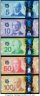 Canada Bank of Canada Denominational Set of 5 Polymer Examples Crisp Uncirculated. 

HID09801242017

© 2020 Heritage Auctions | All Rights Reserved