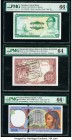 Central African States Banque des Etats de l'Afrique Centrale, Chad 10,000 Francs 1994 Pick 605Pa PMG Gem Uncirculated 66 EPQ; Equatorial Guinea Banco...