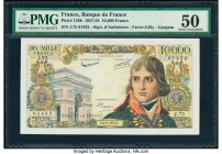 France Banque de France 10,000 Francs 6.6.1957 Pick 136b PMG About Uncirculated 50. Stains.

HID09801242017

© 2020 Heritage Auctions | All Rights Res...