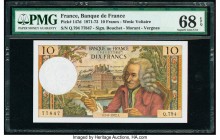 France Banque de France 10 Francs 1.6.1972 Pick 147d PMG Superb Gem Unc 68 EPQ. 

HID09801242017

© 2020 Heritage Auctions | All Rights Reserved