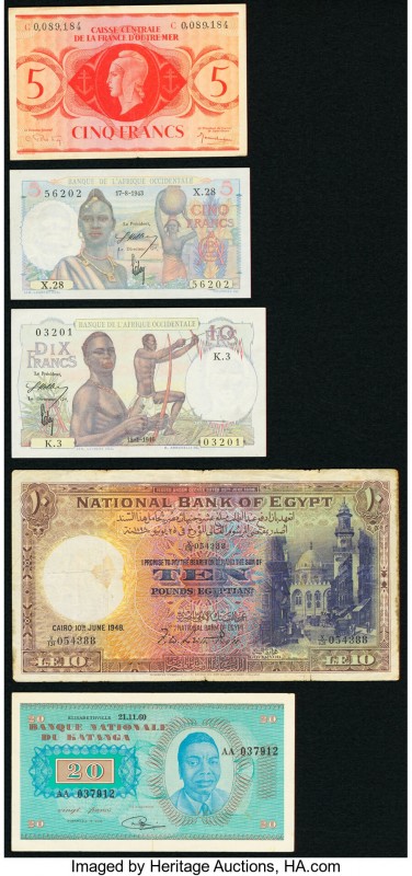 Africa Group Lot of (Katanga; Mali and More) 11 Examples Very Good-Very Fine. 

...