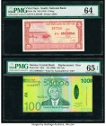 Samoa Central Bank of Samoa 100 Tala ND (2008) Pick 43r Replacement PMG Gem Uncirculated 65 EPQ; South Korea Bank of Korea 1000 Won ND (1983) Pick 47 ...