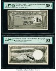 South Vietnam National Bank of Viet Nam 100 Dong ND (1955) Pick 18 Front and Back Archival Photograph's PMG Choice About Unc 58 EPQ; Choice Uncirculat...