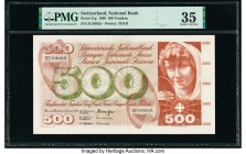 Switzerland National Bank 500 Franken 15.1.1969 Pick 51g PMG Choice Very Fine 35. 

HID09801242017

© 2020 Heritage Auctions | All Rights Reserved