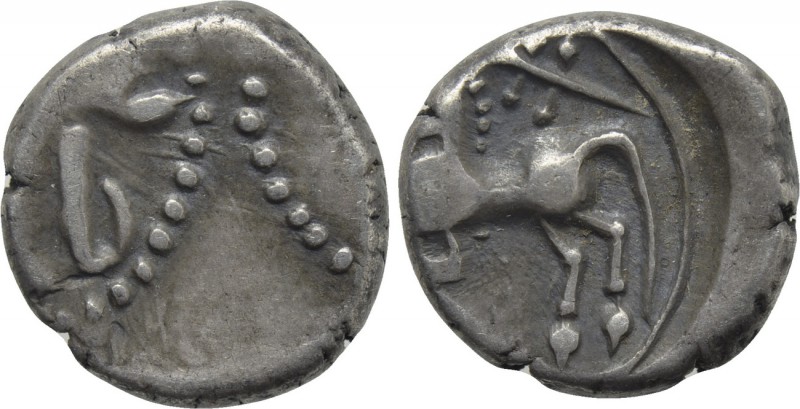 WESTERN EUROPE. Southern Gaul. Allobroges (1st century BC). Drachm. 

Obv: Lau...