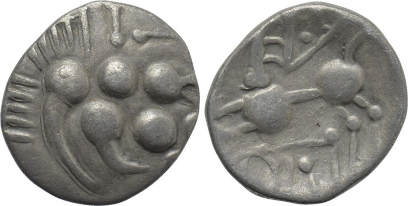 WESTERN EUROPE. Southern Gaul. Elusates (3rd-2nd centuries BC). Drachm. 

Obv:...