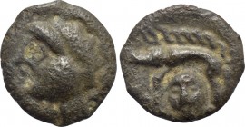 WESTERN EUROPE. Northeast Gaul. Leuci (1st century BC). Potin Unit.