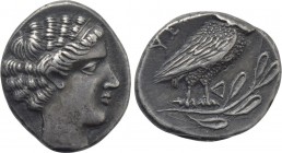 LUCANIA. Velia. Drachm (Circa 440/35-400 BC).