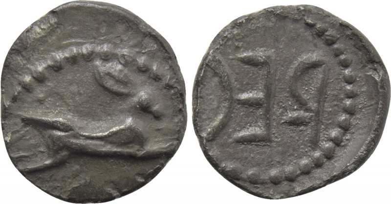 BRUTTIUM. Rhegion. Anaxilas (Tyrant, circa 494/3-462/1 BC). Litra. 

Obv: Hare...