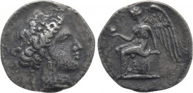 BRUTTIUM. Terina. 1/3 Nomos (Circa 400-356 BC).
