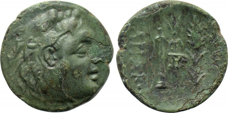 KINGS OF SKYTHIA. Sariakos (Circa 179-150 BC). Ae. 

Obv: Head of Herakles rig...
