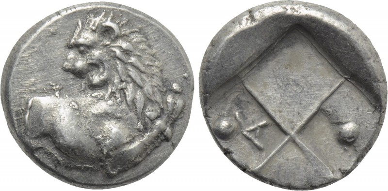 THRACE. Chersonesos. Hemidrachm (Circa 386-338 BC). 

Obv: Forepart of lion ri...