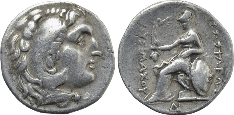 KINGS OF THRACE (Macedonian). Lysimachos (305-281 BC). Drachm. Uncertain mint.
...