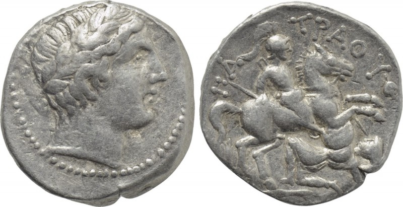 KINGS OF PAEONIA. Patraos (Circa 335-315 BC). Tetradrachm. Astibos or Damastion ...