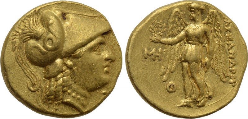 KINGS OF MACEDON. Alexander III 'the Great' (336-323 BC). GOLD Stater. Uncertain...