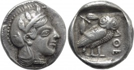 ATTICA. Athens. Drachm (Circa 465-460 BC).